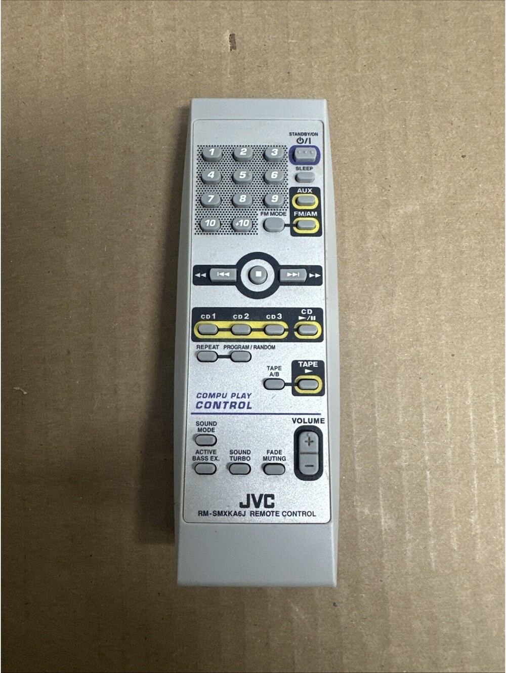 JVC RM-SMXKA6J Remote Control for BI600MKB30050, CAMXKB30, MXKB30J, Used